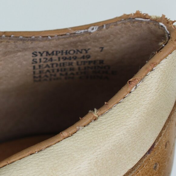 Miz Mooz Symphony Leather Mary Jane Lace-up Heels (7 US) - Picture 8 of 8